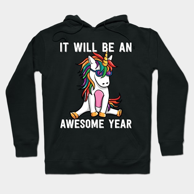 Awesome year 2020 horse cute kawaii unicorn birthday gift Hoodie by BestSellerDesign